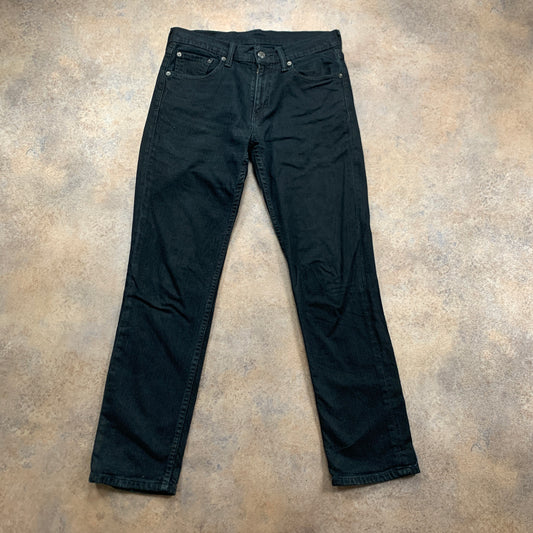 LEVI'S 511 Jeans W30 L30 Mens Slim Fit Black