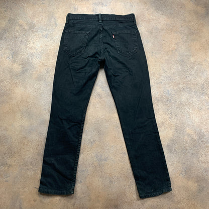 LEVI'S 511 Jeans W30 L30 Mens Slim Fit Black