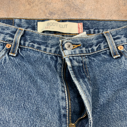 Vintage LEVI'S 517 Jeans W36 L30 Mens Bootcut Fit Blue