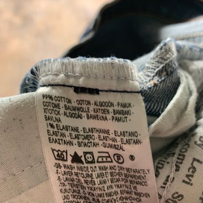 Vintage LEVI'S 752 Jeans W34 L28 Mens Regular Fit Straight Blue