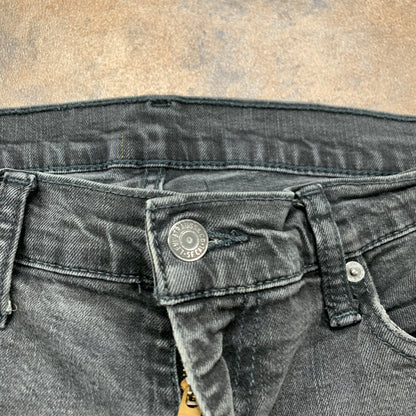 LEVI'S 504 Jeans W34 L30 Mens Regular Fit Straight Grey