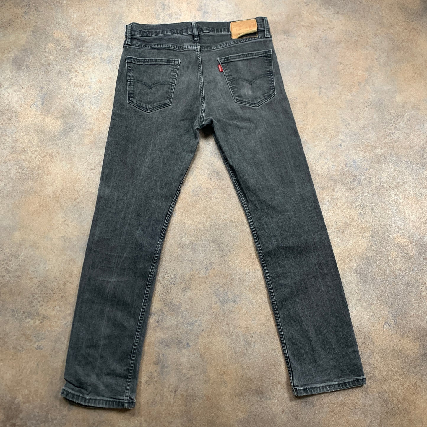 LEVI'S 504 Jeans W34 L30 Mens Regular Fit Straight Grey