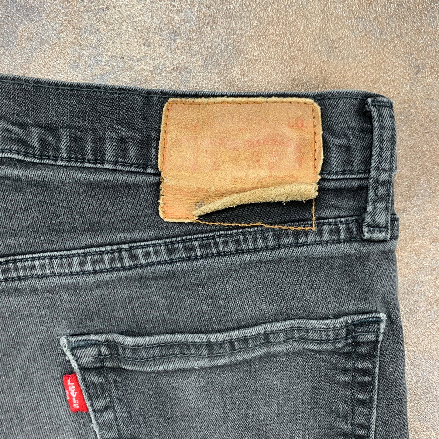 LEVI'S 504 Jeans W34 L30 Mens Regular Fit Straight Grey