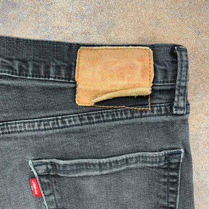 LEVI'S 504 Jeans W34 L30 Mens Regular Fit Straight Grey