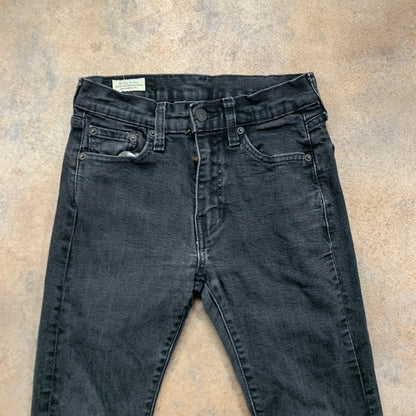 LEVI'S 519 Jeans W27 L29 Mens Skinny Fit Grey