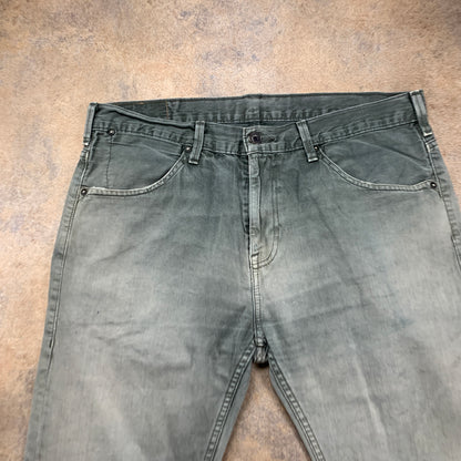 LEVI'S 504 Jeans W34 L32 Mens Regular Fit Straight Grey