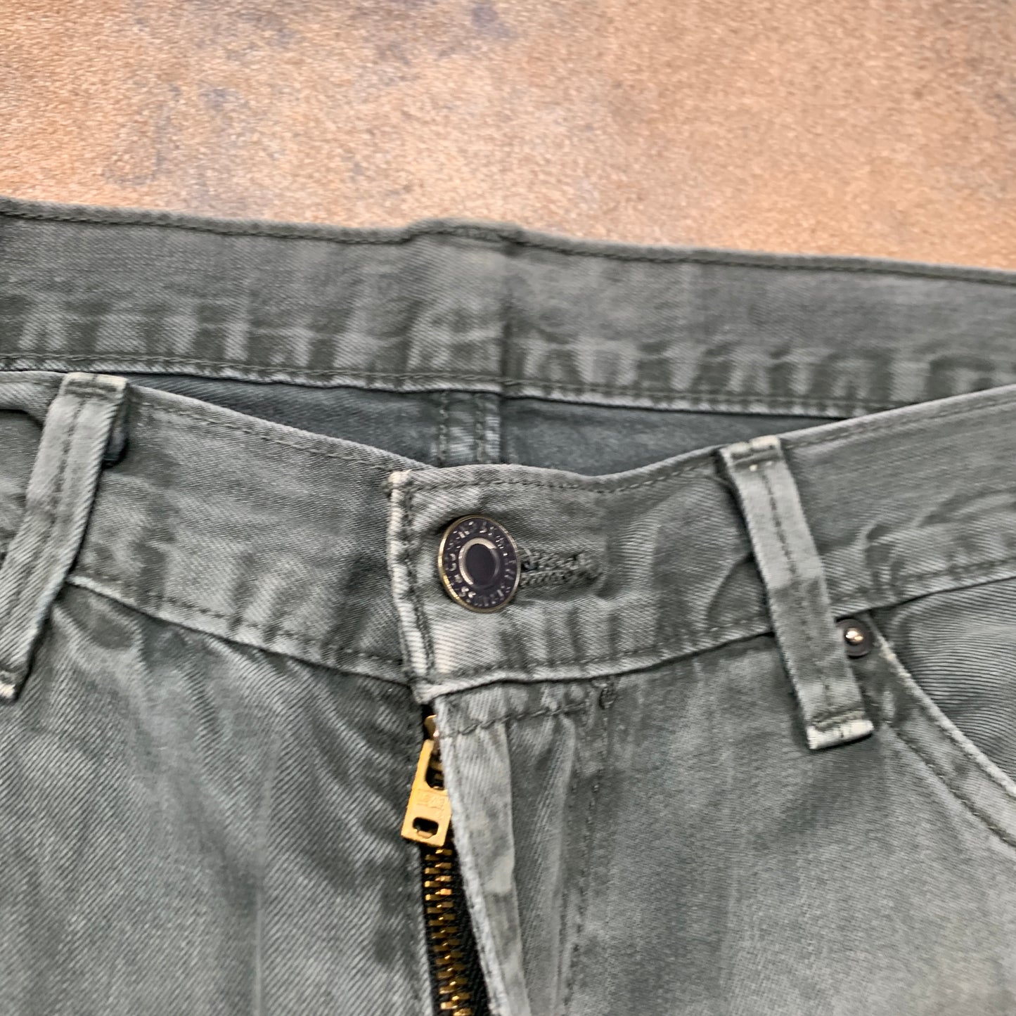 LEVI'S 504 Jeans W34 L32 Mens Regular Fit Straight Grey