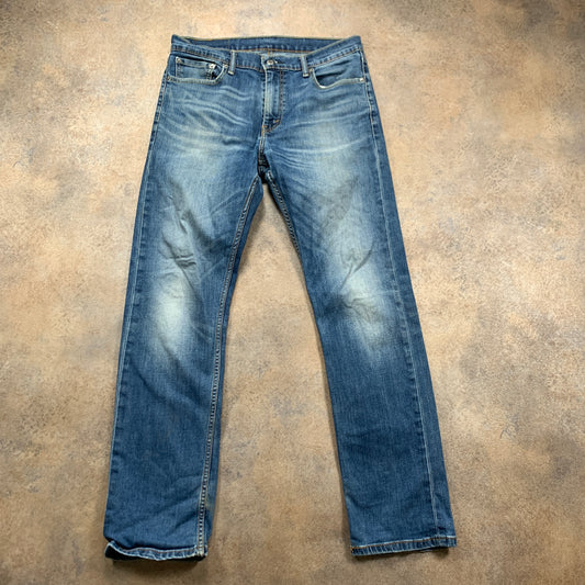 LEVI'S 504 Jeans W32 L32 Mens Regular Fit Straight Blue