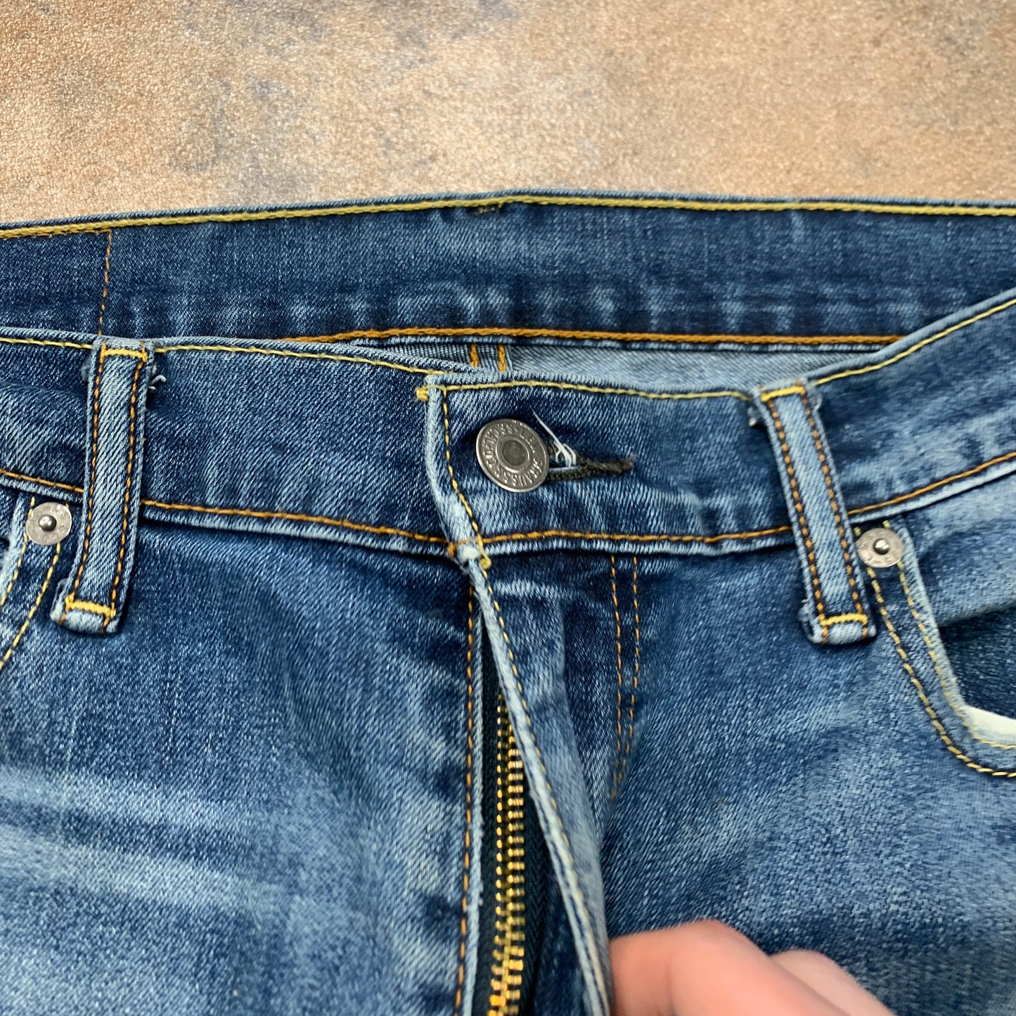 LEVI'S 504 Jeans W32 L32 Mens Regular Fit Straight Blue