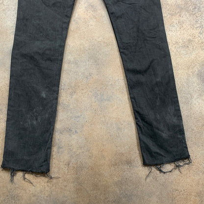 LEVI'S 65504 Jeans W30 L31 Mens Slim Fit Straight Grey