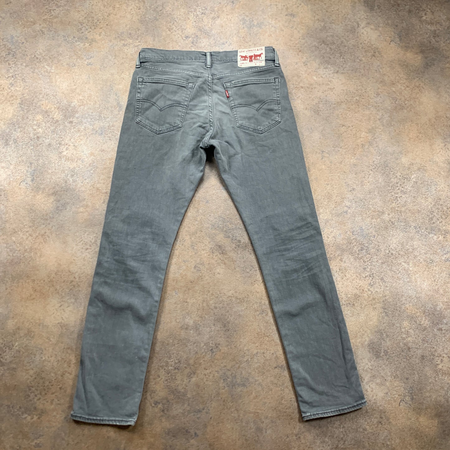 LEVI'S 510 Jeans W31 L30 Mens Skinny Fit Grey