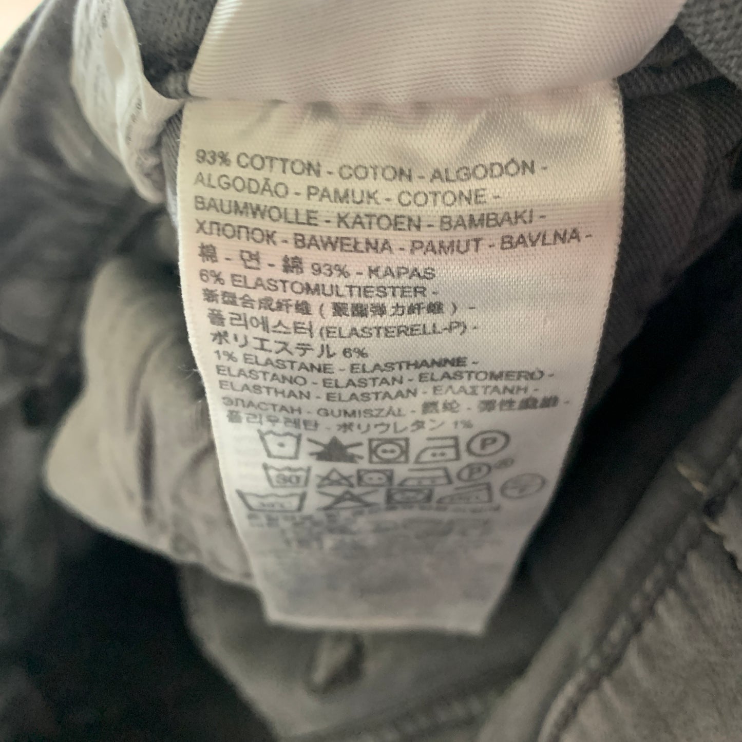 LEVI'S 510 Jeans W31 L30 Mens Skinny Fit Grey