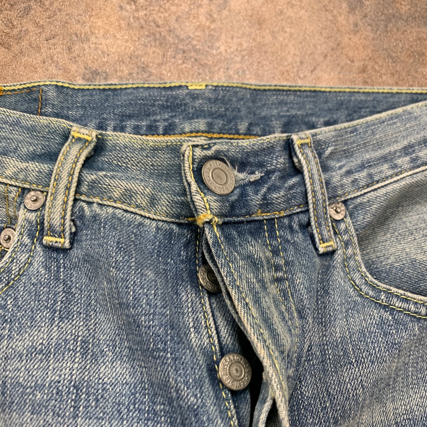Vintage LEVI'S 758 Jeans W29 L32 Mens Relaxed Fit Straight Blue 90s