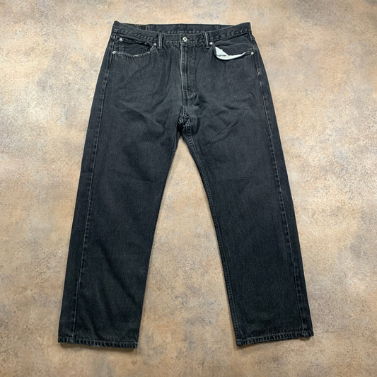 Vintage LEVI'S 505 Jeans W38 L30 Mens Regular Fit Straight Grey