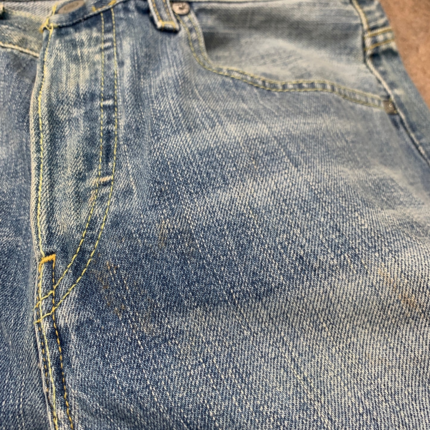 Vintage LEVI'S 758 Jeans W29 L32 Mens Relaxed Fit Straight Blue 90s