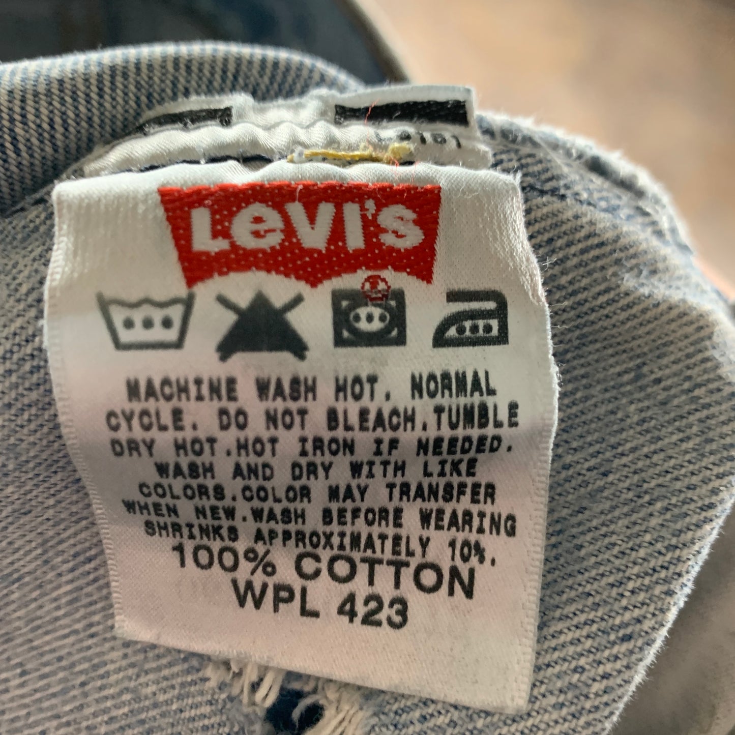 Vintage LEVI'S 501 Jeans W38 L26 Mens Regular Fit Straight Blue