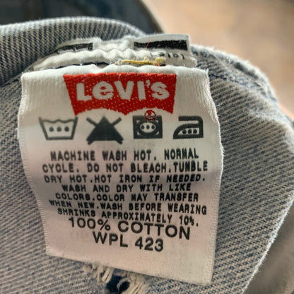 Vintage LEVI'S 501 Jeans W38 L26 Mens Regular Fit Straight Blue