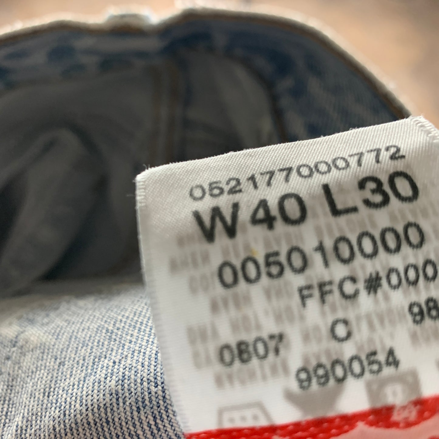 Vintage LEVI'S 501 Jeans W38 L26 Mens Regular Fit Straight Blue