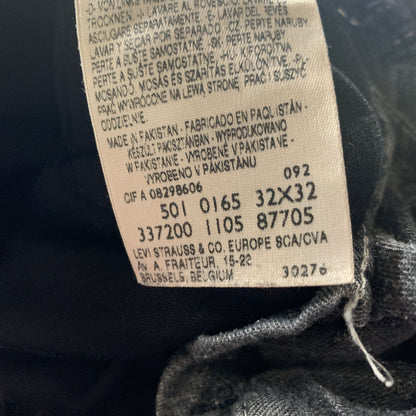 Vintage LEVI'S 501 Jeans W32 L31 Mens Regular Fit Straight Black