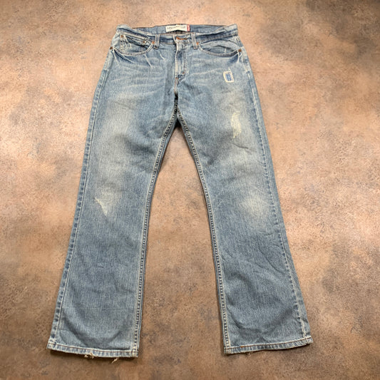 LEVI'S 527 Jeans W32 L32 Mens Bootcut Fit Blue