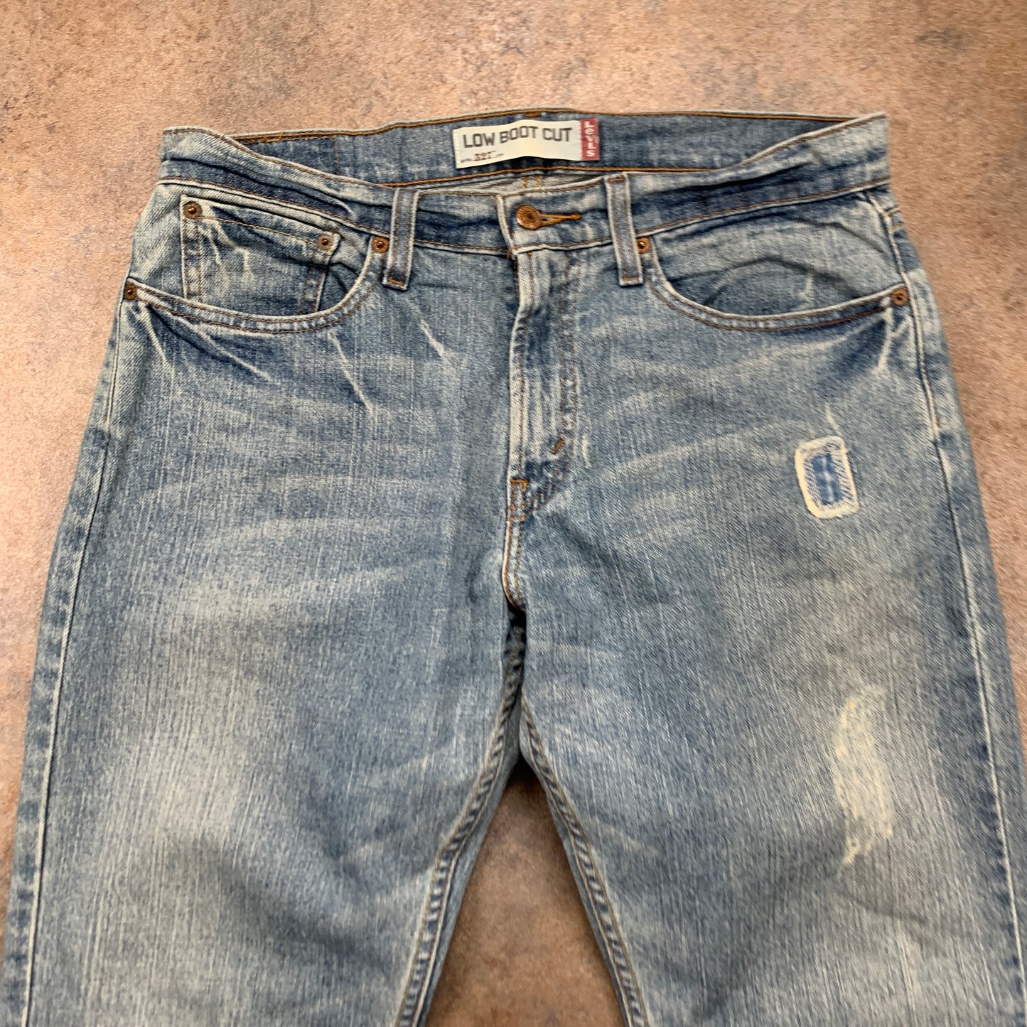 LEVI'S 527 Jeans W32 L32 Mens Bootcut Fit Blue