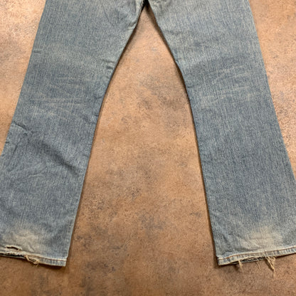 LEVI'S 527 Jeans W32 L32 Mens Bootcut Fit Blue
