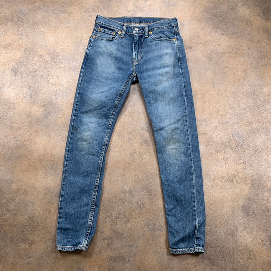 LEVI'S 519 Jeans W30 L30 Mens Skinny Fit Blue