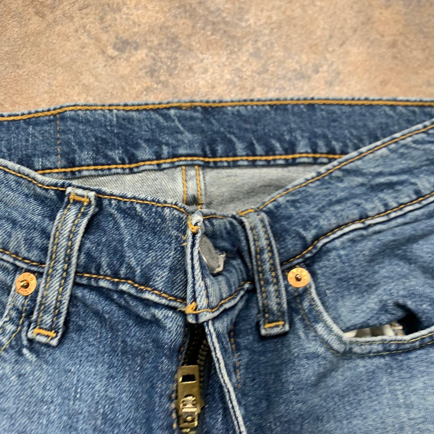 LEVI'S 519 Jeans W30 L30 Mens Skinny Fit Blue