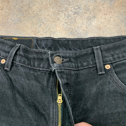 Vintage LEVI'S 560 Jeans W36 L32 Mens Relaxed Fit Tapered Grey 90s