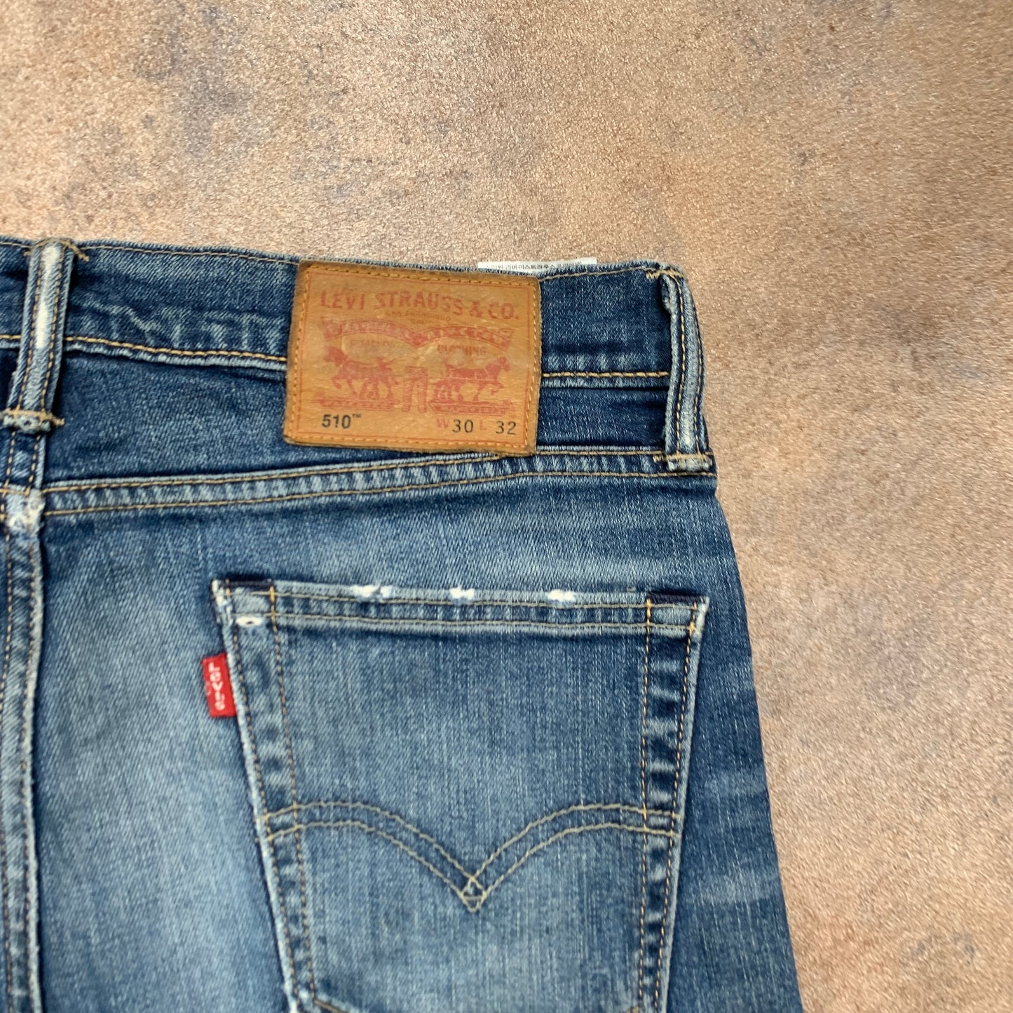 LEVI'S 510 Jeans W30 L30 Mens Skinny Fit Blue
