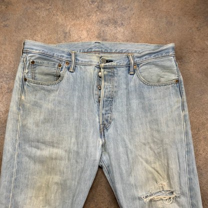LEVI'S 501 Jeans W36 L30 Mens Regular Fit Straight Blue