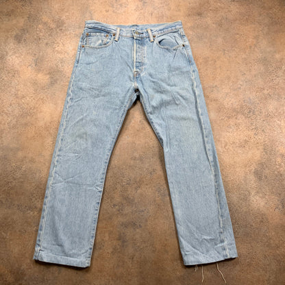 LEVI'S 501 Jeans W32 L27 Mens Regular Fit Straight Blue