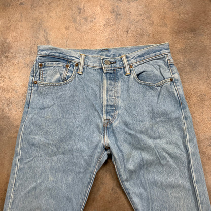 LEVI'S 501 Jeans W32 L27 Mens Regular Fit Straight Blue