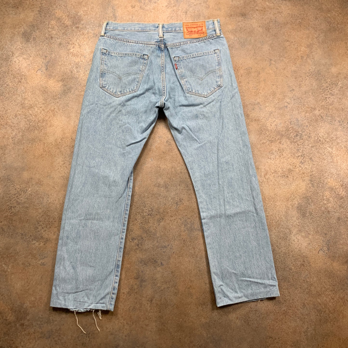 LEVI'S 501 Jeans W32 L27 Mens Regular Fit Straight Blue