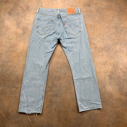LEVI'S 501 Jeans W32 L27 Mens Regular Fit Straight Blue
