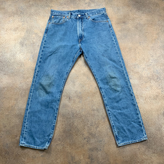 LEVI'S 551 Jeans W32 L29 Mens Regular Fit Straight Blue