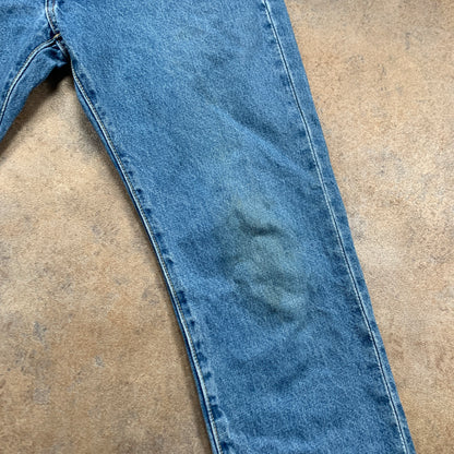 LEVI'S 551 Jeans W32 L29 Mens Regular Fit Straight Blue