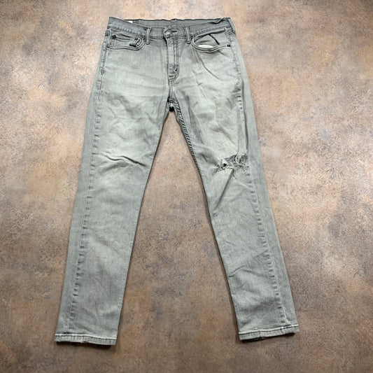 LEVI'S 511 Jeans W34 L30 Mens Slim Fit Grey