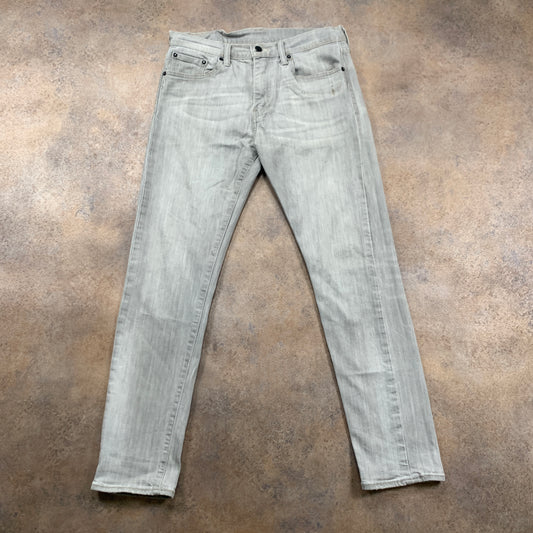 LEVI'S 508 Jeans W30 L29 Mens Slim Fit Straight Grey