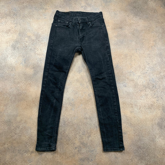 LEVI'S 519 Jeans W30 L28 Mens Skinny Fit Grey