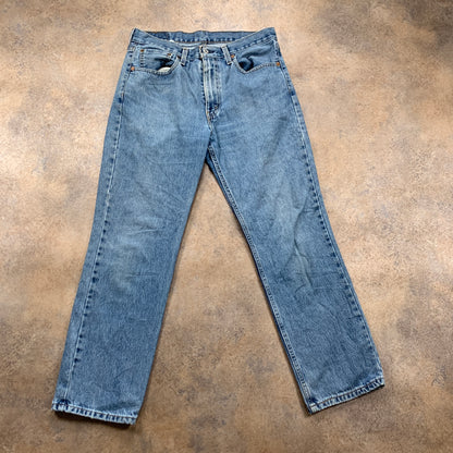 LEVI'S 516 Jeans W33 L29 Mens Regular Fit Straight Blue
