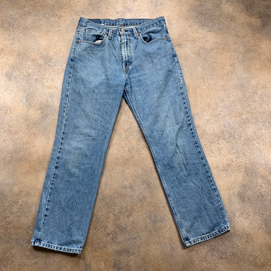 LEVI'S 516 Jeans W33 L29 Mens Regular Fit Straight Blue