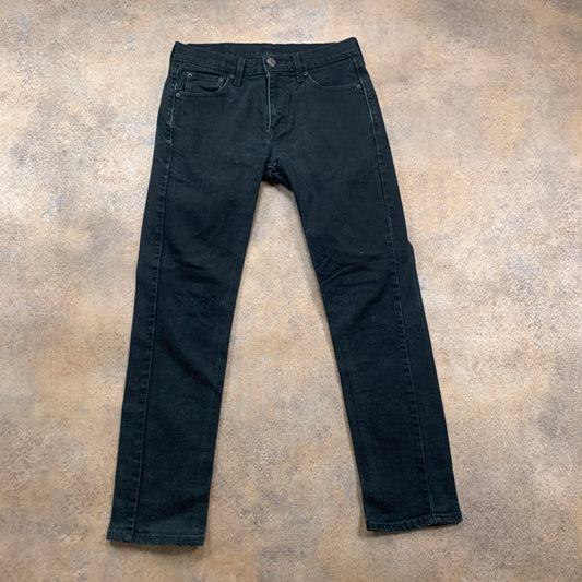 LEVI'S 511 Jeans W30 L28 Mens Slim Fit Black