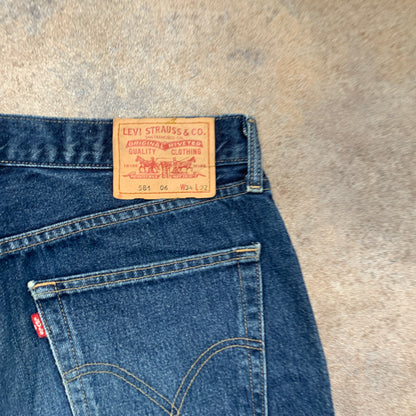 Vintage LEVI'S 581 Jeans W34 L32 Mens Regular Fit Straight Blue