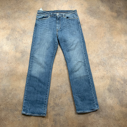LEVI'S 751 Jeans W34 L31 Mens Regular Fit Straight Blue
