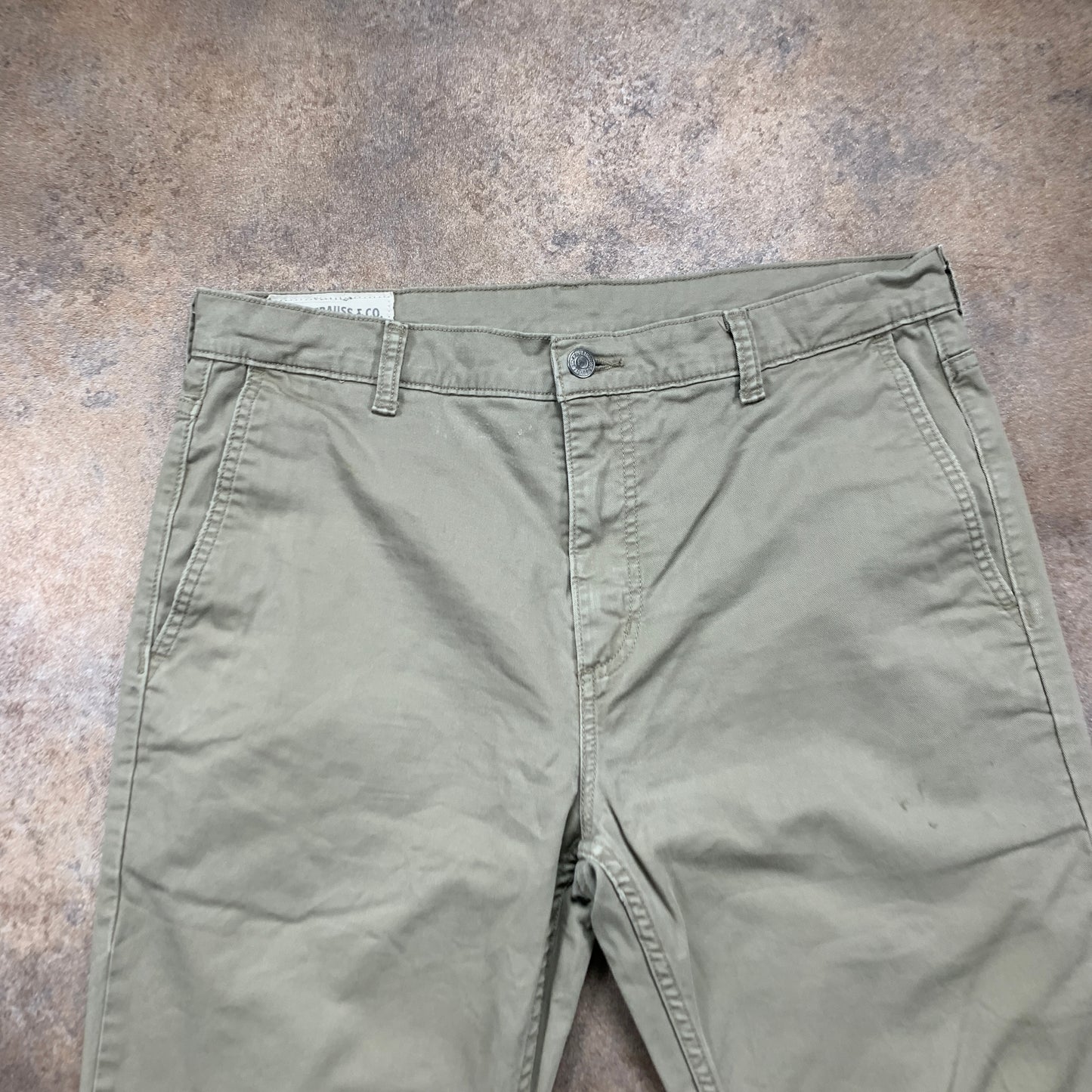 LEVI'S Jeans W34 L31 Mens Slim Fit Beige