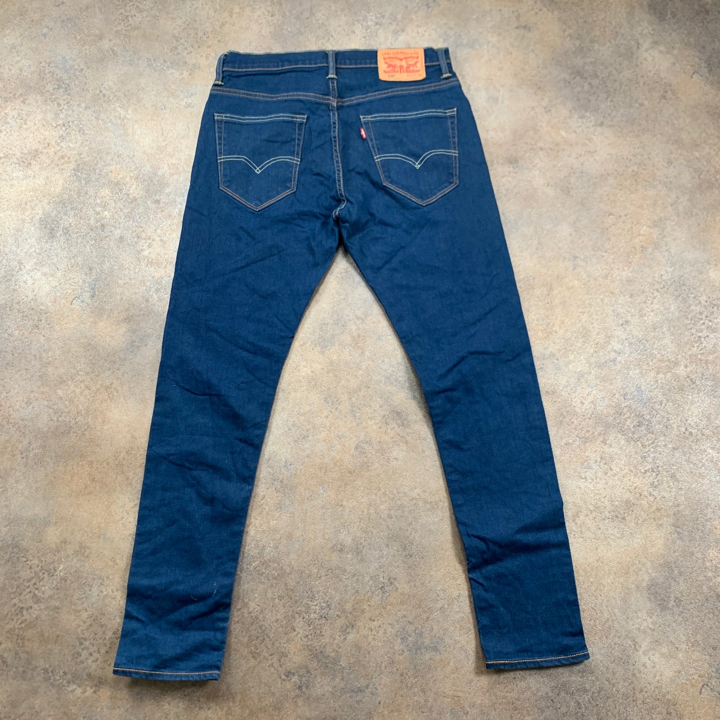 LEVI'S 520 Jeans W32 L30 Mens Skinny Fit Blue