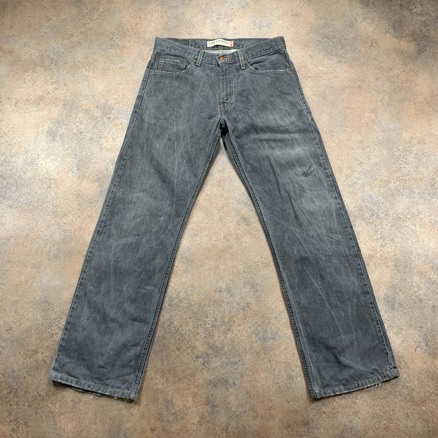 Vintage LEVI'S 529 Jeans W32 L32 Mens Relaxed Fit Straight Grey