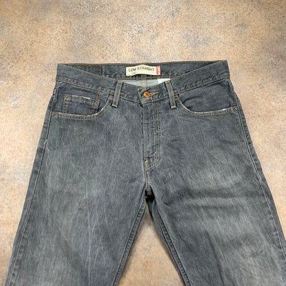 Vintage LEVI'S 529 Jeans W32 L32 Mens Relaxed Fit Straight Grey