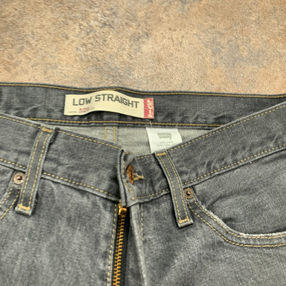 Vintage LEVI'S 529 Jeans W32 L32 Mens Relaxed Fit Straight Grey
